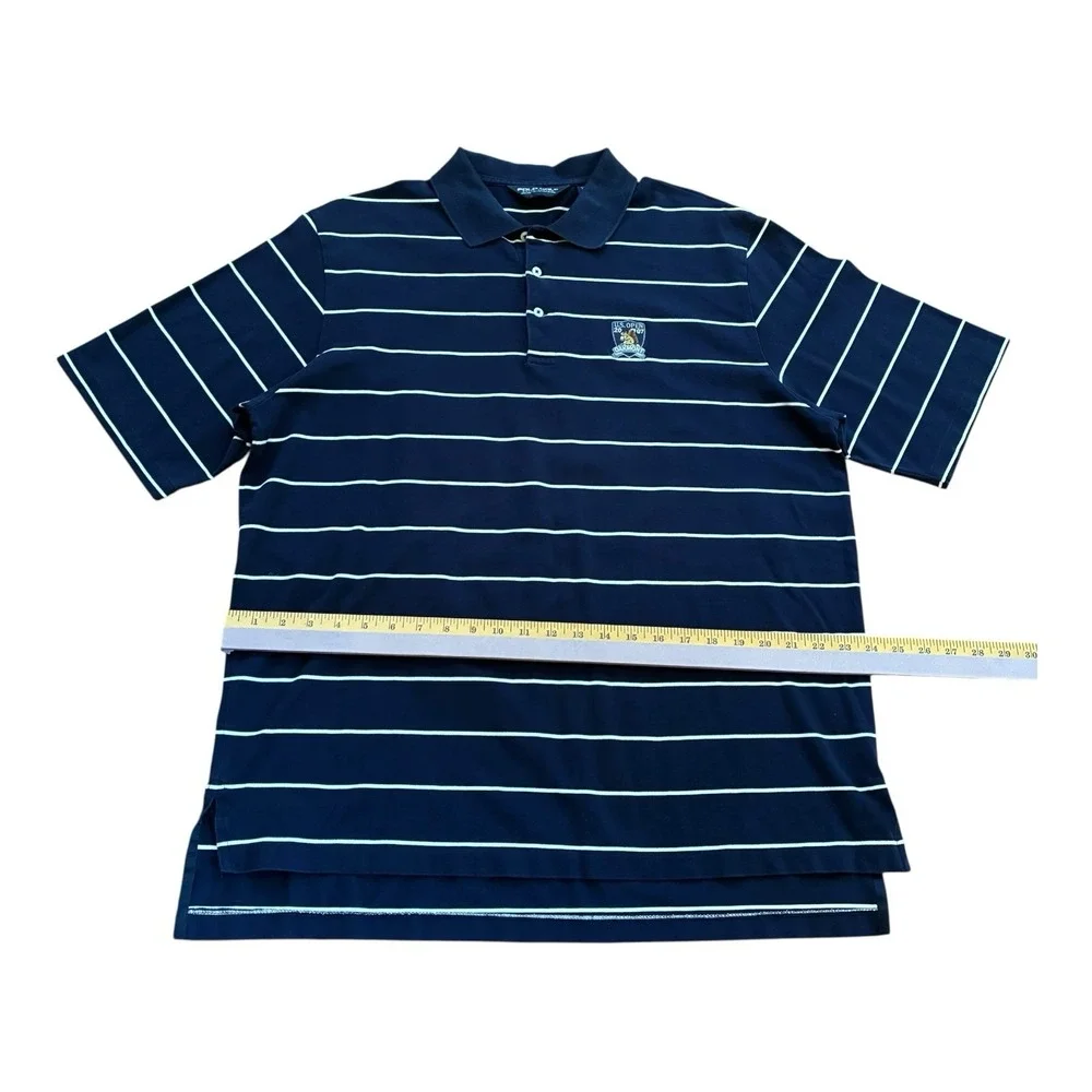 Polo Golf Ralph Lauren Mens XL Navy Blue U.S. Open 2007‎ Oakmont
